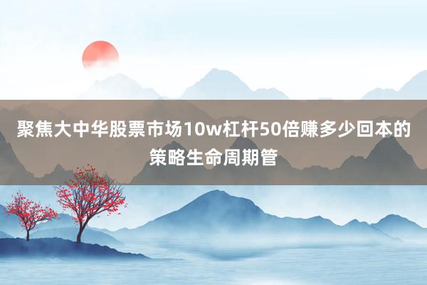 聚焦大中华股票市场10w杠杆50倍赚多少回本的策略生命周期管